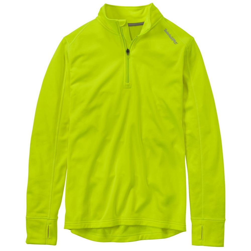 Timberland Mens Sweatshirts PRO® Understory Quarter-Zip Fleece - Green - India AH5698123